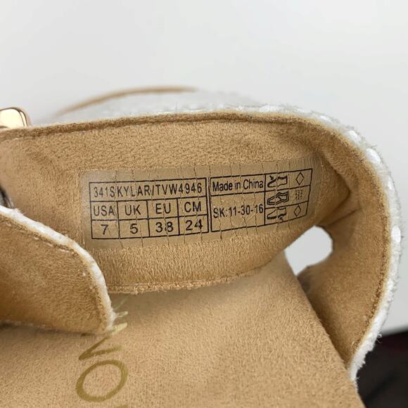 Vionic Skylar Sandals White Snakeskin Adjustable Straps Comfort Women's 7 - Picture 5 of 8